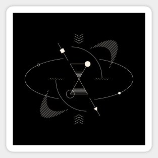 Geometric Exploration XV - Out of time Sticker